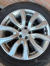 set di 4 cerchi e gomme range rover diametro 18