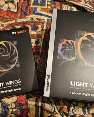 3xventole Bequiet! Light Wings 140 ARGB+controller