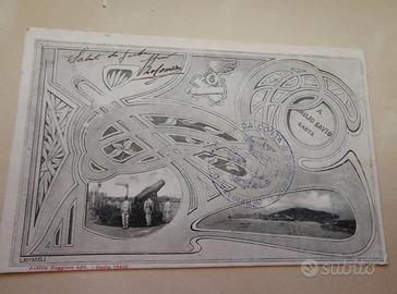 Cartolina Liberty 1904 GAETA - Timbro "Comando 6a