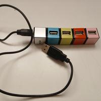 Hub USB 4 Porte Colorato Rohs