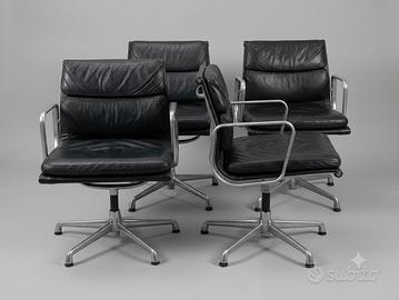 Sedie Soft Pad Eames, ICF De Padova