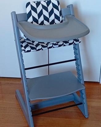 Seggiolone Stokke Tripp Trapp Grigio + Accessori