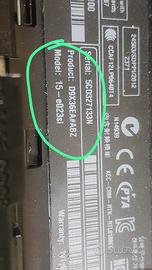 notebook Intel i5 non funzionante