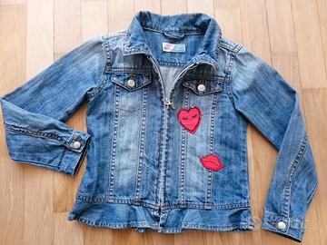 Giacca jeans bimba 4-5 anni prenatal
