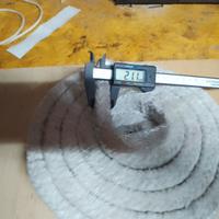 Guarnizione quadrata 21x21 in fibra di ceramica