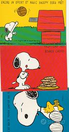 LOTTO CARTOLINE PEANUTS SNOOPY