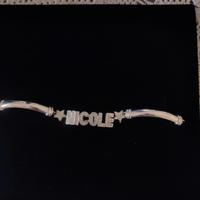 Bracciale scritta Nicole