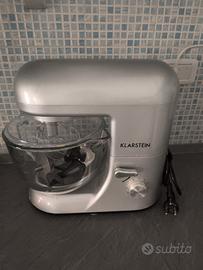Impastatrice Klarstein con ciotola in vetro 