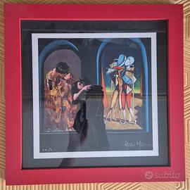 Serigrafia  "Baciami ancora" di Gianni Moramarco