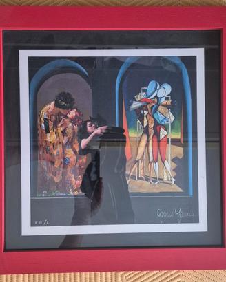 Serigrafia  "Baciami ancora" di Gianni Moramarco