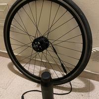 bicicletta, ruota con motore