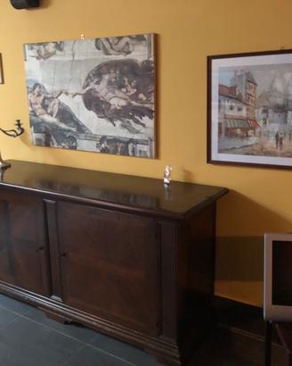 Credenza noce massello