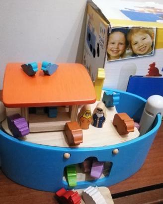 Arca di Noè Plan Toys in legno