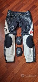 Pantaloni moto pelle Dainese