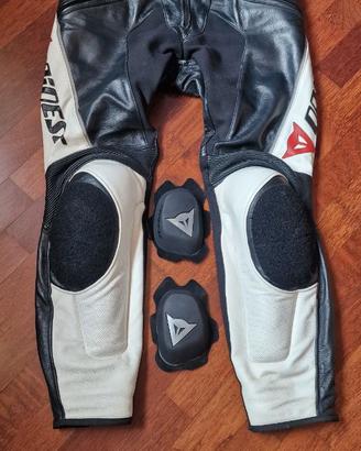 Pantaloni moto pelle Dainese