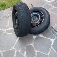cerchi più gomme fiat punto  185/60r14