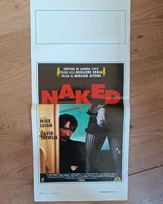 Locandina originale film Naked 1993 Mike Leigh