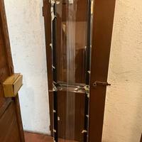 OXBERG Ante a vetro, marrone scuro effetto rovere