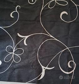 Tappeto nero/argento