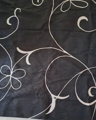 Tappeto nero/argento