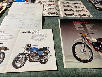 Collezione depliant moto d’epoca italiane