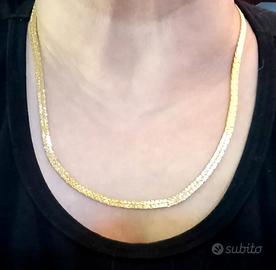 Collana Double face cm60 Placcata Oro18kt (750) 