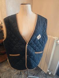 Gilet smanicato uomo blu XL made in Italy
