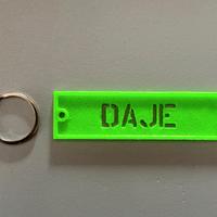Portachiavi DAJE: l'incitamento che ti aiuta!