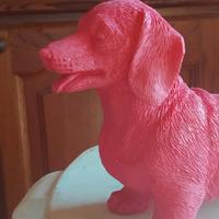 Statuetta Decorativa Bassotto"Pop Art" -Rosa Acces