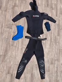 Muta Mares Tek a 5mm -taglia 4 (L) più accessori 
