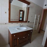 Mobile bagno completo con specchio in legno