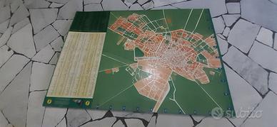 Piantina stradale città di Foggia 