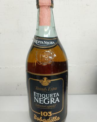 bottiglia di brandy extra Etiqueta negra  Babadill