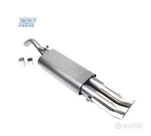 SILENZIATORE DI SCARICO PER VOLKSWAGEN VW GOLF II 
