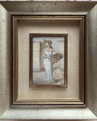 Quadro olio su tela originale di Innocenzo Melani