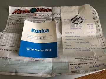 Fotocamera a rullino Konica