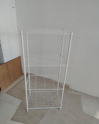 scaffale a torre in filo metallico 