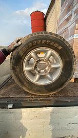CERCHI E GOMME GALLOPER O MITSUBISHI PAJERO 6 FORI