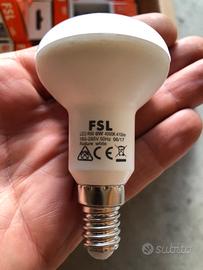 15 lampadine led E14 - R50 6W bianco neutro