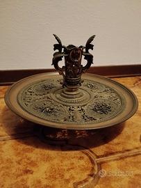 Candelabro in Rame - antico  - finemente lavorato 