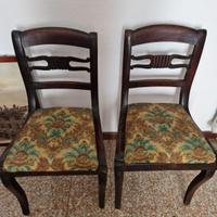 Coppia sedie antiche 