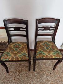 Coppia sedie antiche 