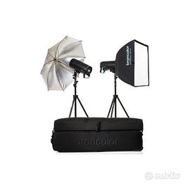 Broncolor 400s SET con 2 lampade da 400W