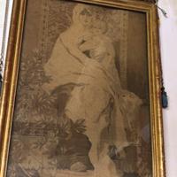 Arazzo antico Madonna col Bambino