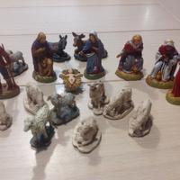 Nr. 9 Presepe natività completo altezza 6 cm