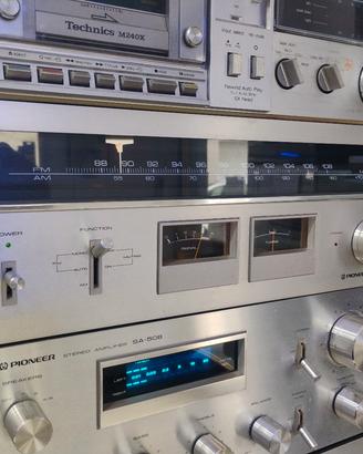 radio Pioneer,TX 606,tuner,Pioneer, sintonizzatore