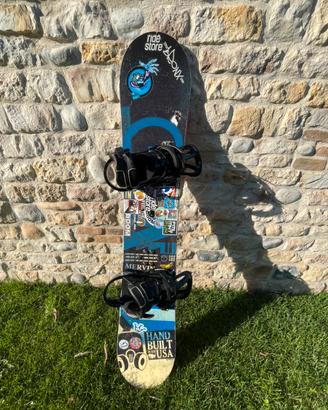 Tavola snowboard 155 gnu attacchi burton