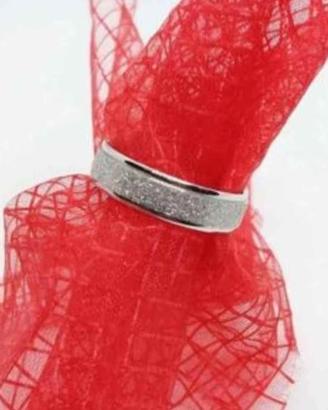 Anello in acciaio uomo misura 20