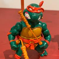 6 action figures tartarughe ninja anni 90