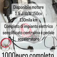 Motore 1.9 JTD/M 150cv swap ecu+impianto